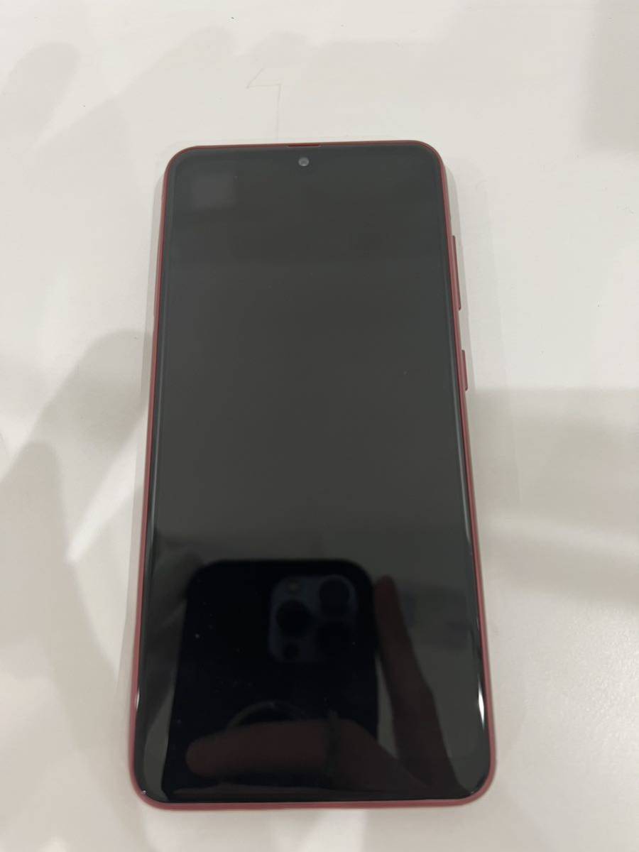 ドコモ GALAXY/SC-56B レッド/箱無し本体のみ/ネットワーク利用制限○