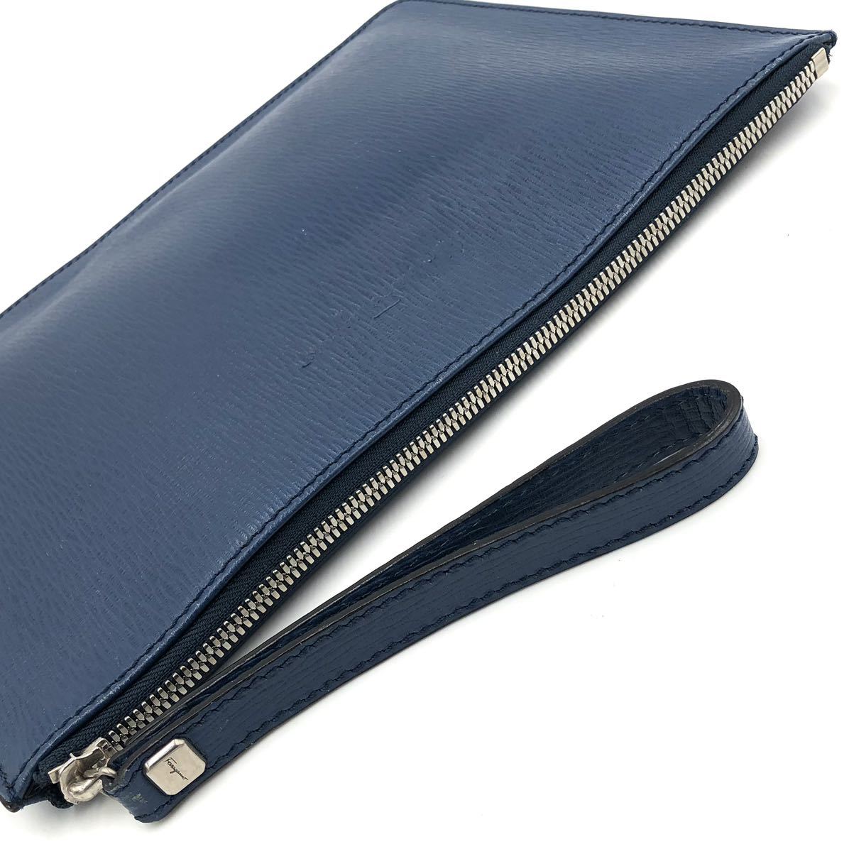 極美品】Salvatore Ferragamo サルヴァトーレフェラガモ クラッチ