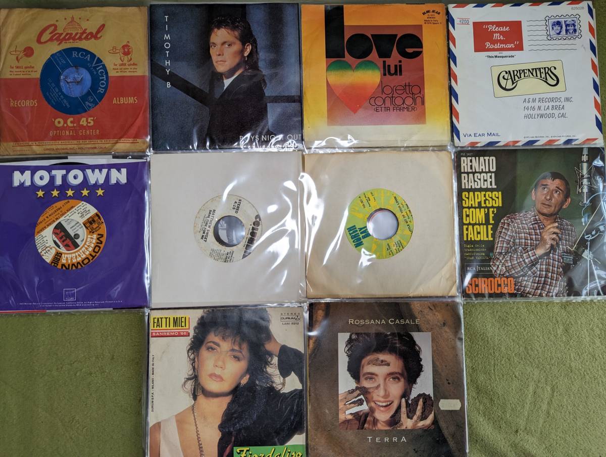 ALL 輸入盤 100枚 7インチ シングル EP 洋楽 海外盤 レコード 大量