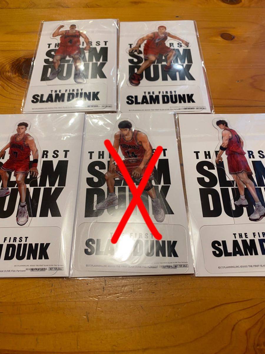 入場特典 キャラクタースタンド PETスタンド SLAMDUNK スラムダンク 映画 入場者特典 コンプリート 4種セット 送料無料
