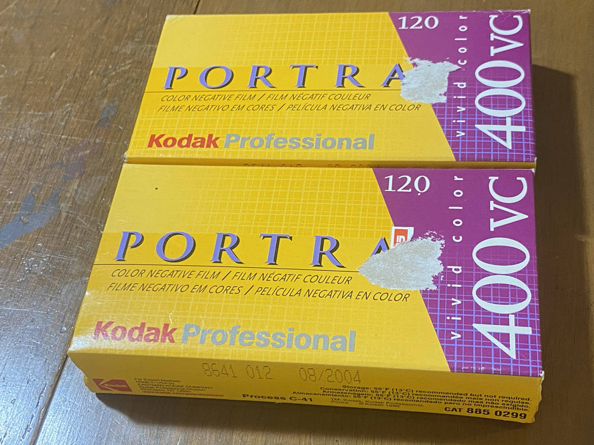 Kodak Portra 400 120フィルム 4本セット 期限切れ 公式オンライン販売