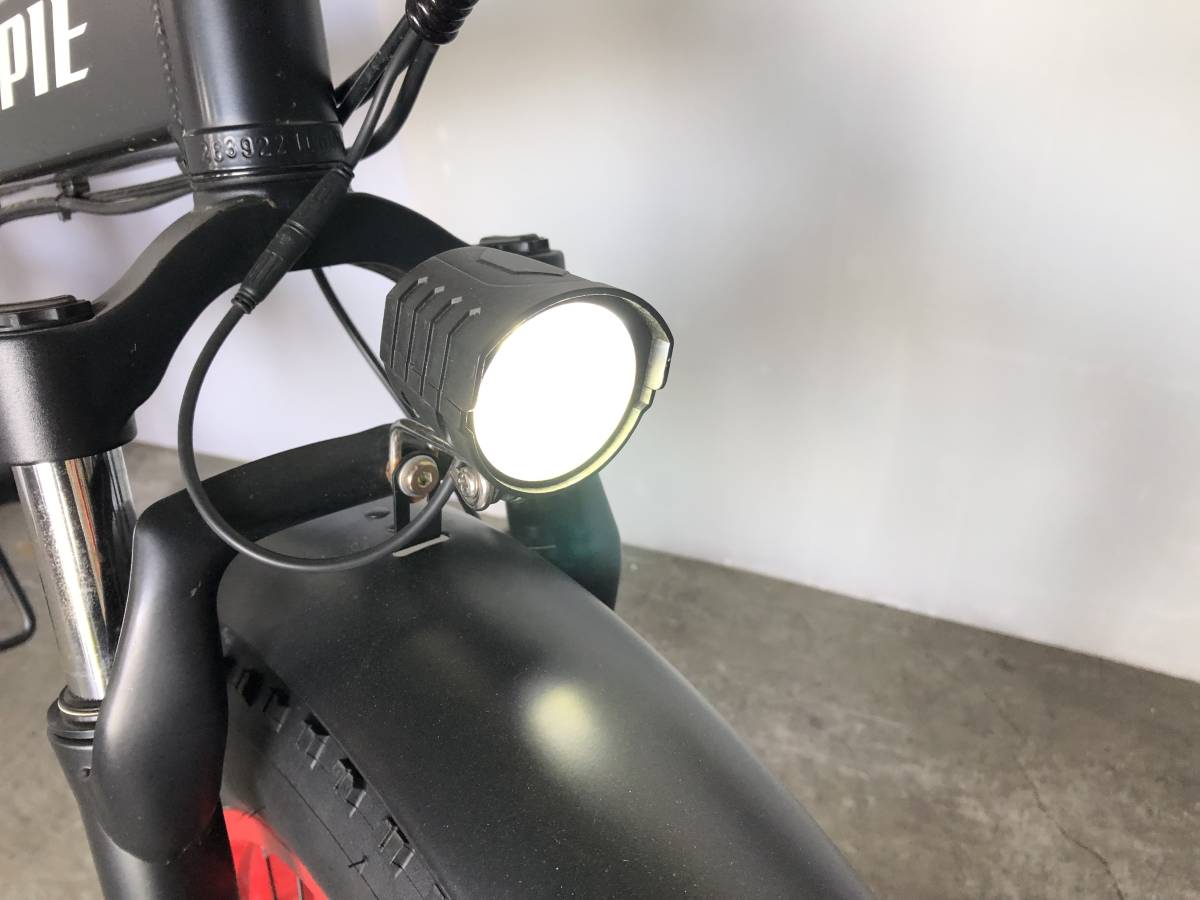 □SUNPIE 20インチ 電動 ファットバイク 7段変速 折りたたみ フル電動