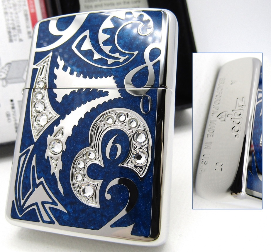 アーマー Armor ニューダイアル ナンバー スワロフスキ zippo ジッポ