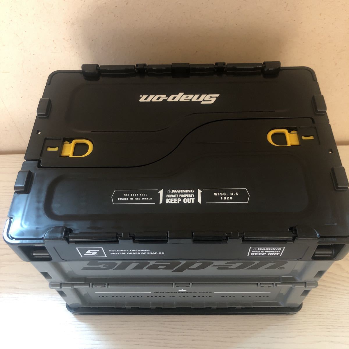 新品 限定 スナップオン 折りたたみ ミニ コンテナ オリコン 工具箱