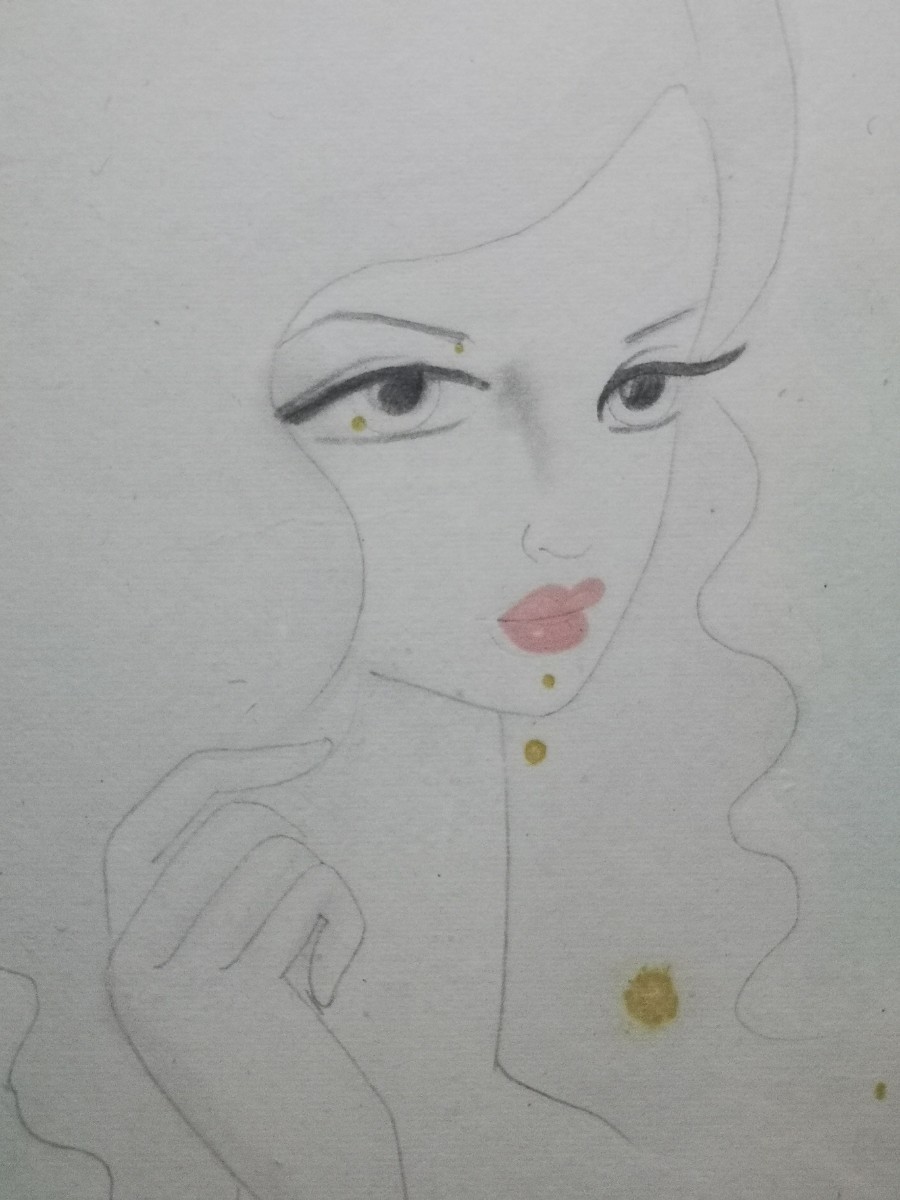 東郷たまみ鉛筆画