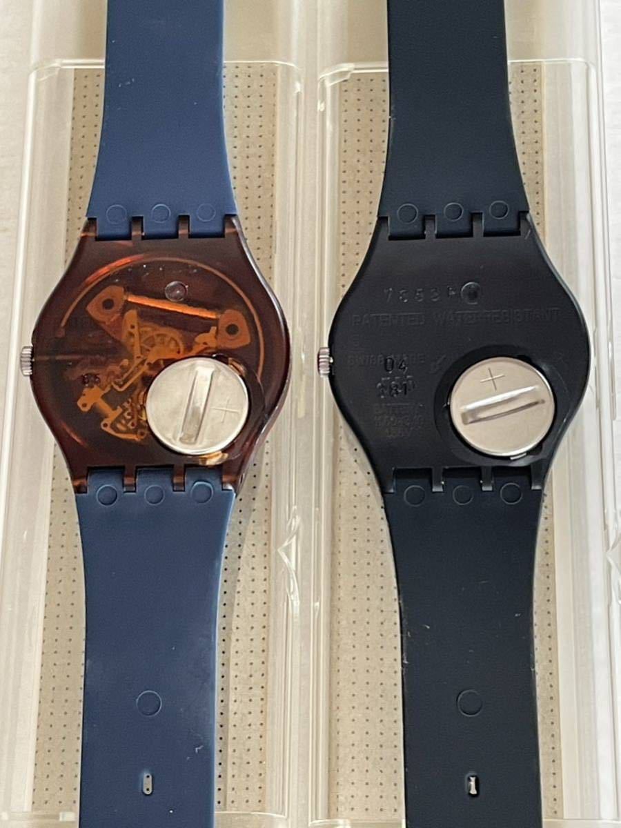 swatch 1987年 スウォッチ ラズリ＆マーモラータ 2本セット GF101 