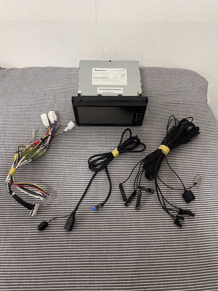 中古品]CN-RA03WD カーナビ Panasonic 地図データ未確認 動作確認済み