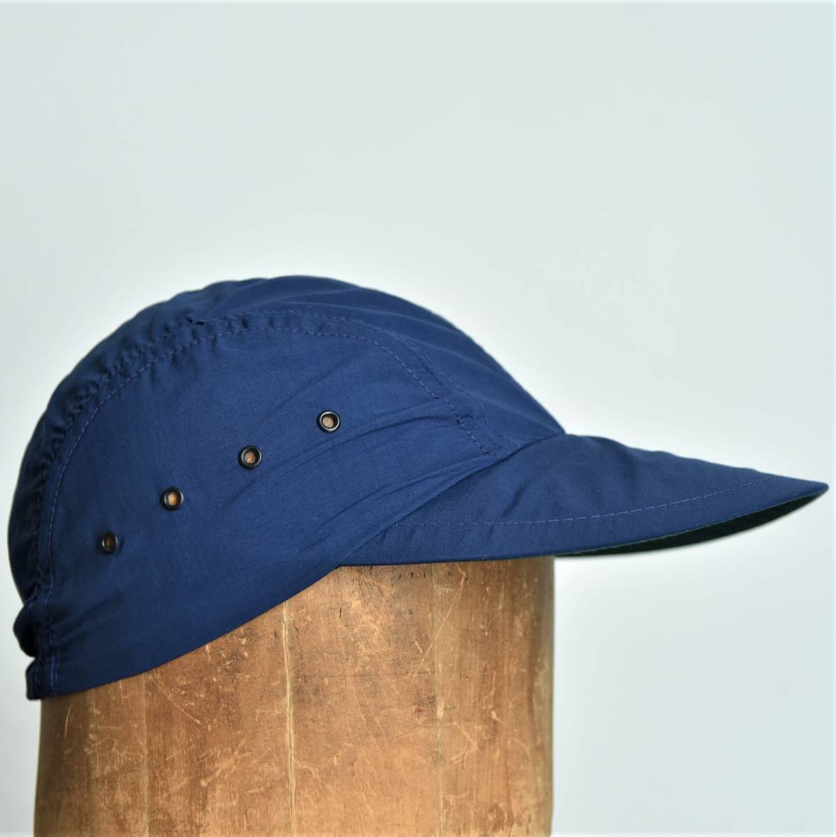 良好！ 80s 90s USA製 L.L.Bean 4パネル ナイロン ロングビル キャップ 