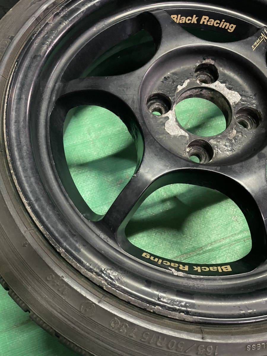 BR ブラックレーシング PRO N1 15インチ 4穴 PCD100 5.5J オフセット40 