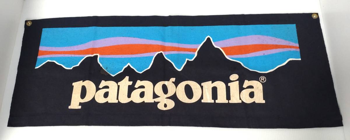 販促用】PATAGONIA パタゴニア 木製 兼ね備え バナー/看板