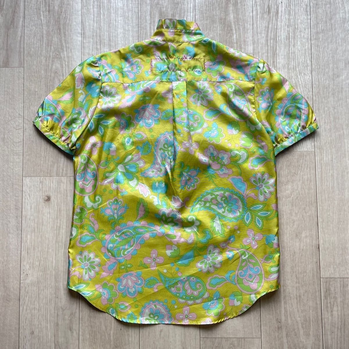 AD2004 JUNYA WATANABE MAN PINK paisley frill shirt ジュンヤ 