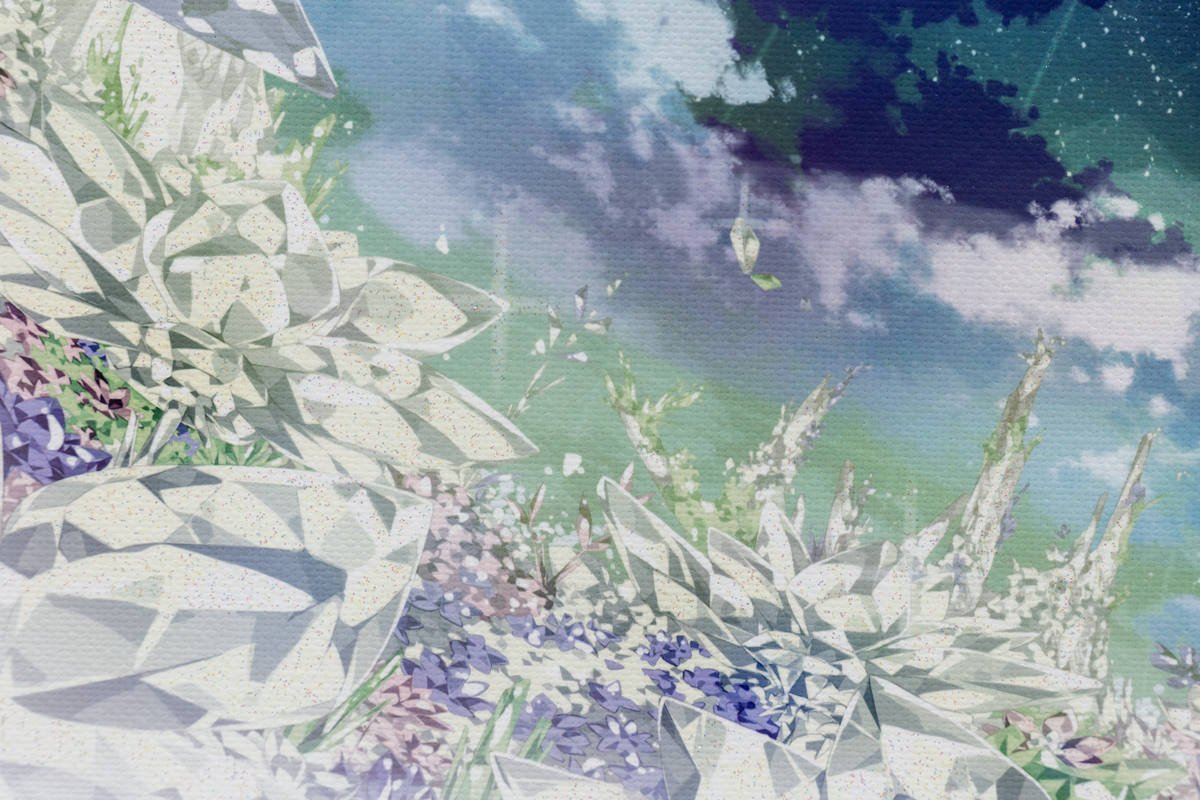 □カントク版画□『-サガシモノ- ガラスの花と壊す世界』(版画)｜売買