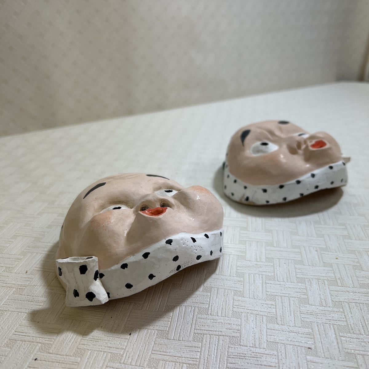 ひょっとこ お面 木彫り(木工、竹工芸)｜売買されたオークション情報