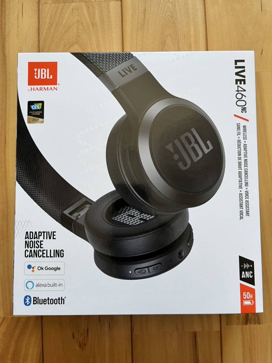 JBL JBLLIVE460NCBLK ワイヤレスヘッドホン ヘッドフォン JBL