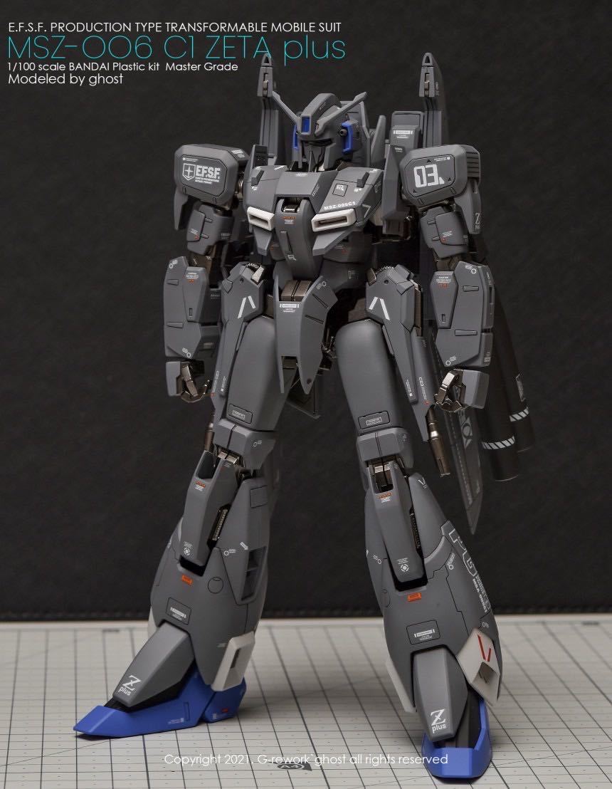 MG 香しい 1/100 ゼータプラス（ユニコーンVer．）完成品