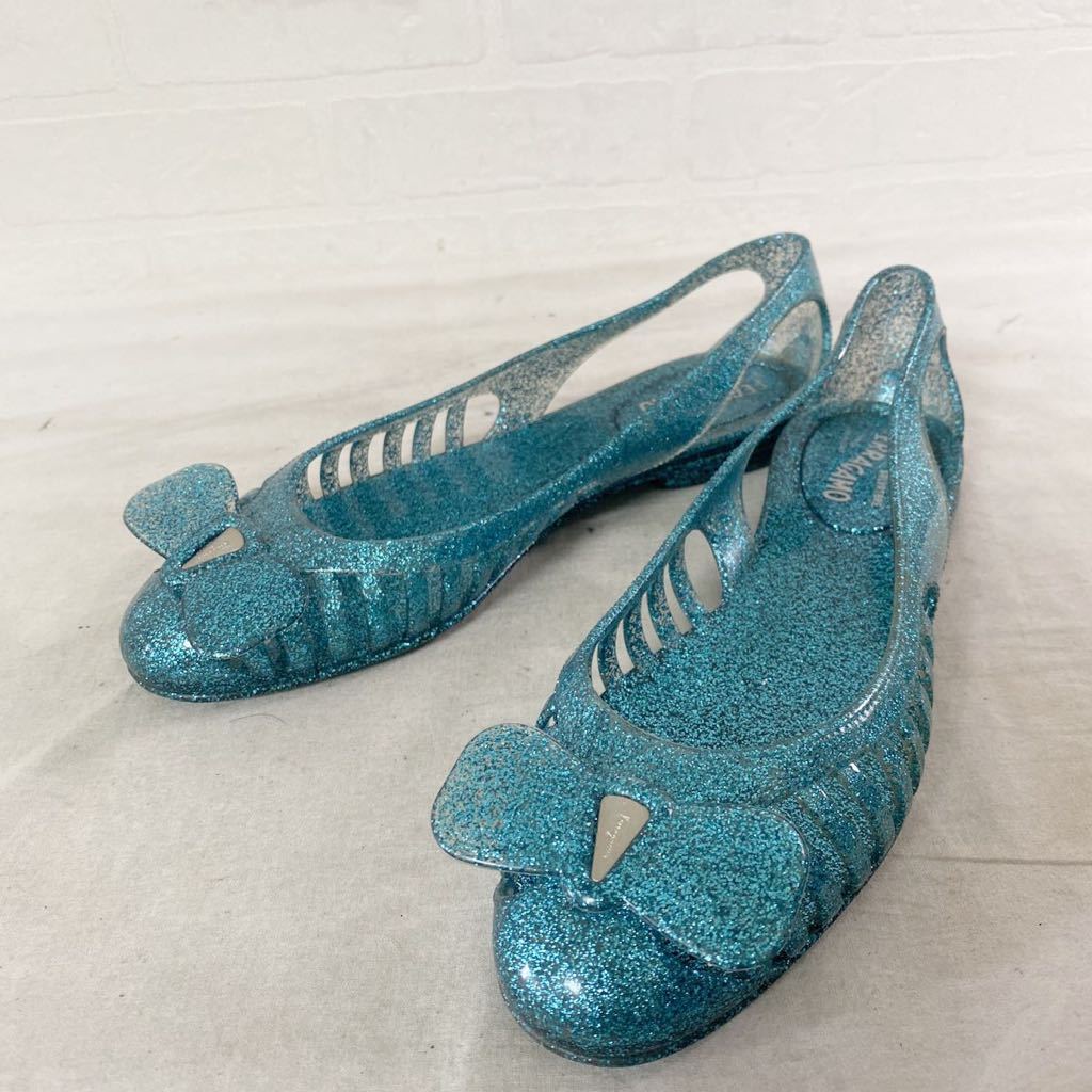 3529☆ Salvatore Ferragamo サルヴァトーレフェラガモ レインシューズ