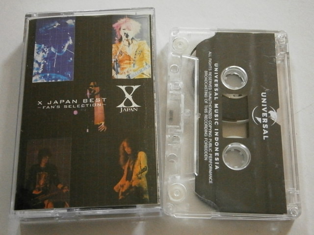 希少数量限定】X JAPAN BEST ~FAN'S SELECTION~カセットテープhide