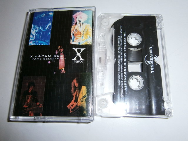 希少数量限定】X JAPAN BEST ~FAN'S SELECTION~カセットテープhide