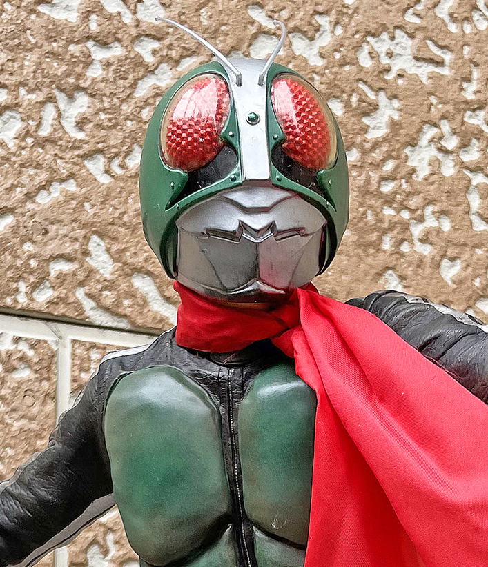 仮面ライダー1/5？リペイント改造完成品（昭和特撮 検索用：ビリケン