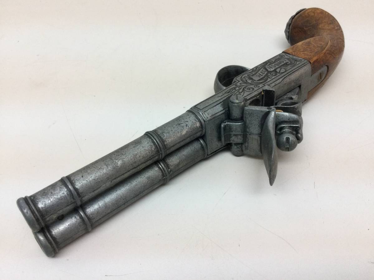 火縄銃型模造銃 ミニチュア・モデルガン 鉄砲根付 箱付き