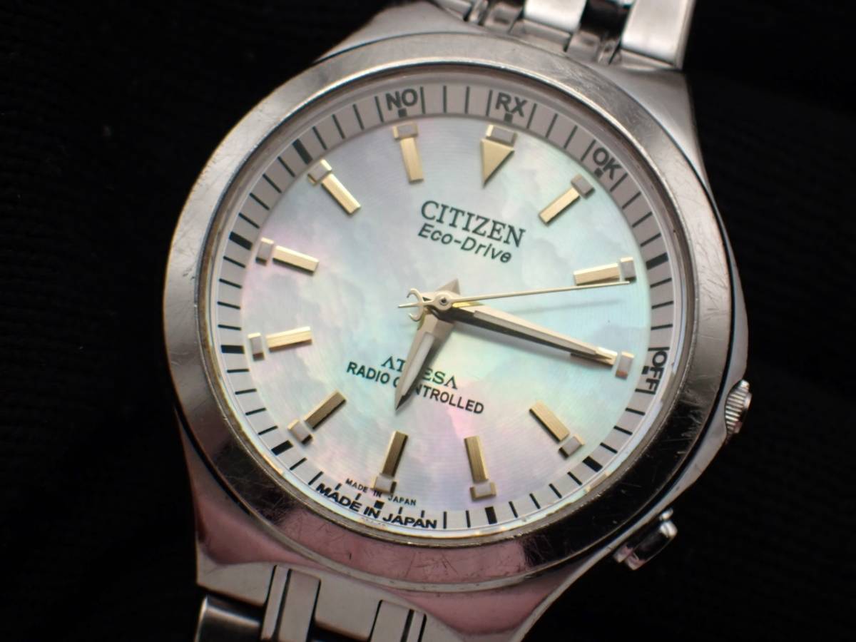 1円～☆稼働品☆CITIZEN シチズン ATTESA/アテッサ エコドライブ H330 