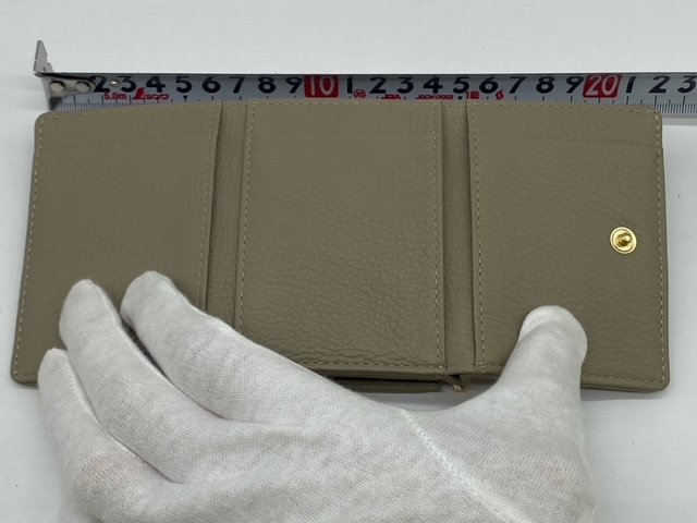 ATAO／アタオ ワルツルーク L字ファスナー 三つ折り 編み込み ミニ財布