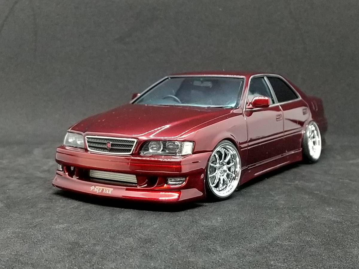 アオシマ 1/24 VERTEX JZX100 チェイサー ツアラーV 完成品 実車用 