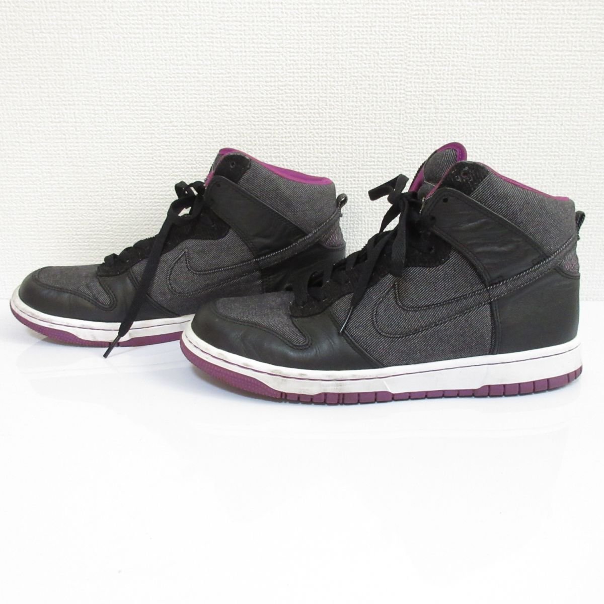 NIKE ナイキ iD DUNK-HI ダンクハイ キャンバス×レザー ハイカット 