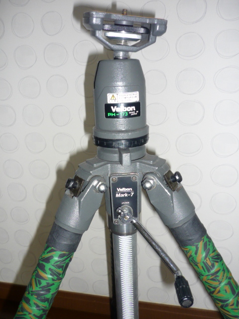 Velbon ベルボン Mark-7 三脚 - PH-270 雲台 HEAD LV + PAN 大型三脚 PH-