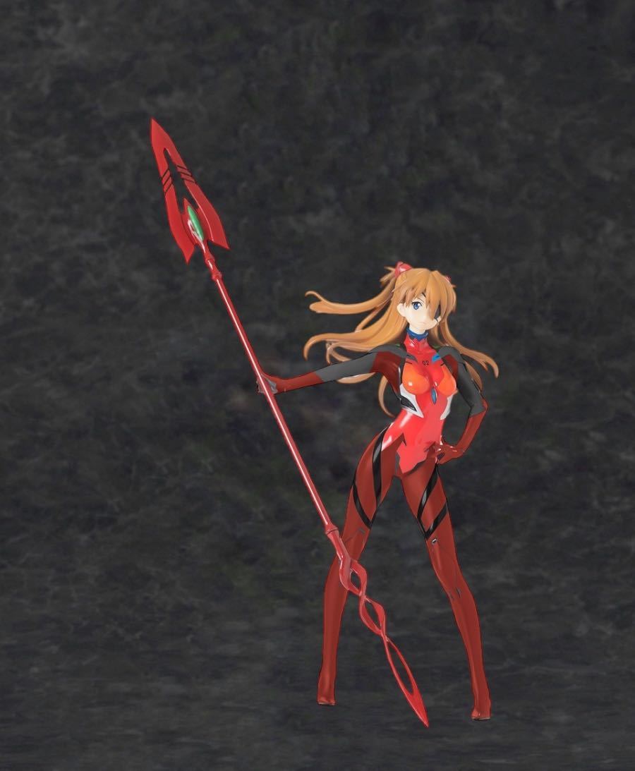 アスカ・ラングレー フィギュア カシウスの槍付き エヴァンゲ