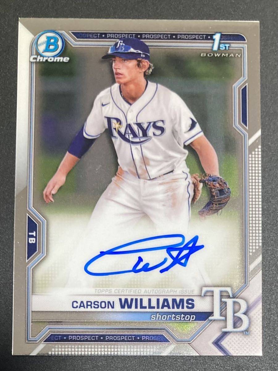 2021 Bowman Draft CDA-CW Carson Williams 1st Bowman Auto カーソン 