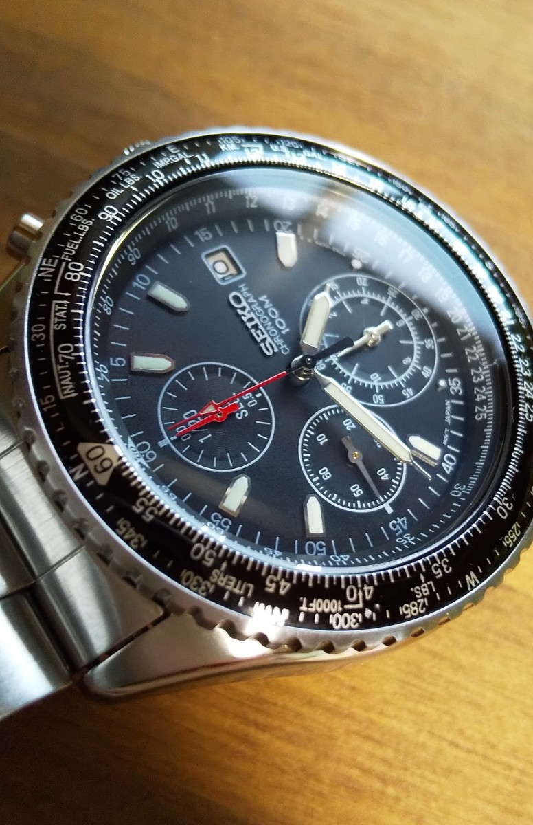 美品の方だと思います 稼働品 SEIKO セイコー 7T92-0CF0 クロノグラフ 