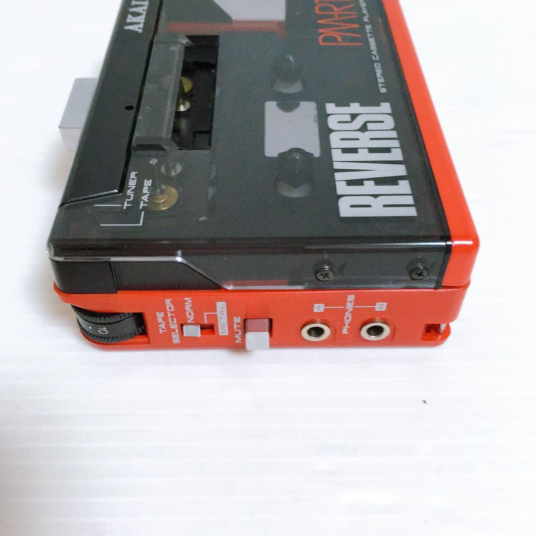 AKAI アカイ PM-R1 ステレオカセットプレーヤー REVERSE(再生専用