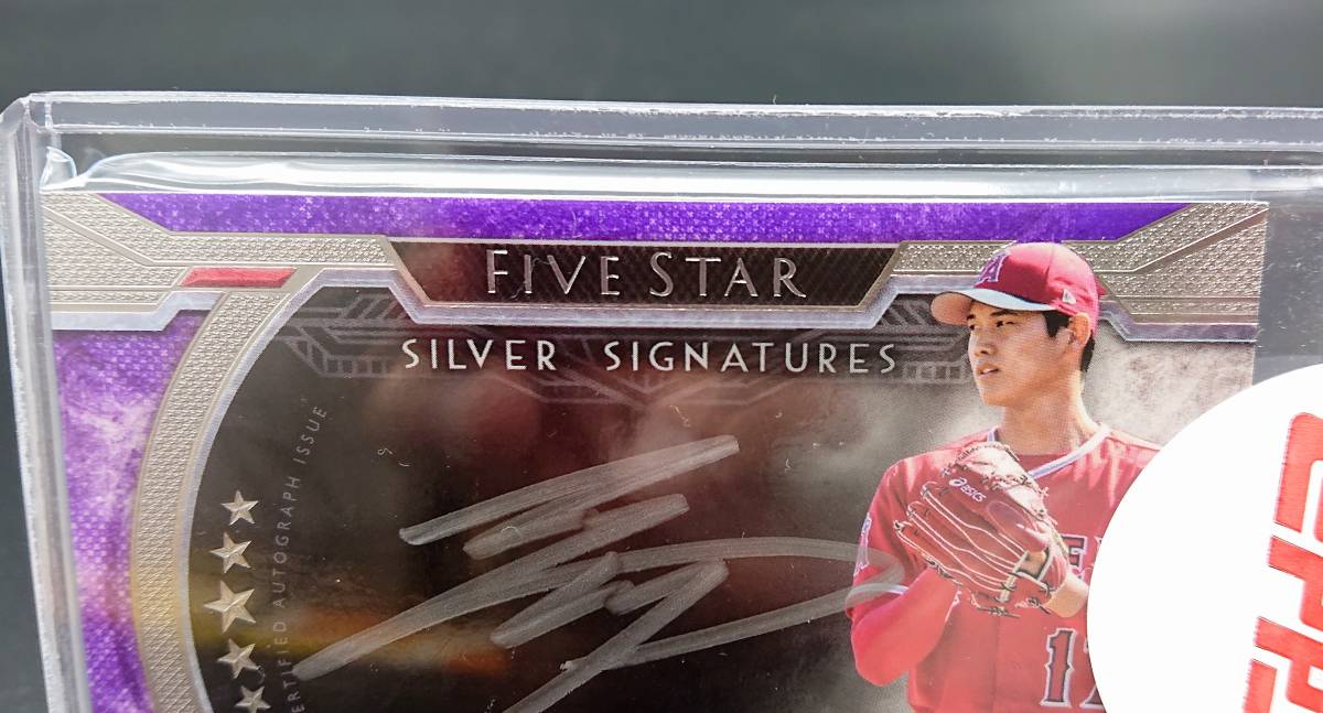 2018 TOPPS 大谷翔平 SHOHEI OHTANI FIVE STAR SILVER SIGNATURES 直筆  