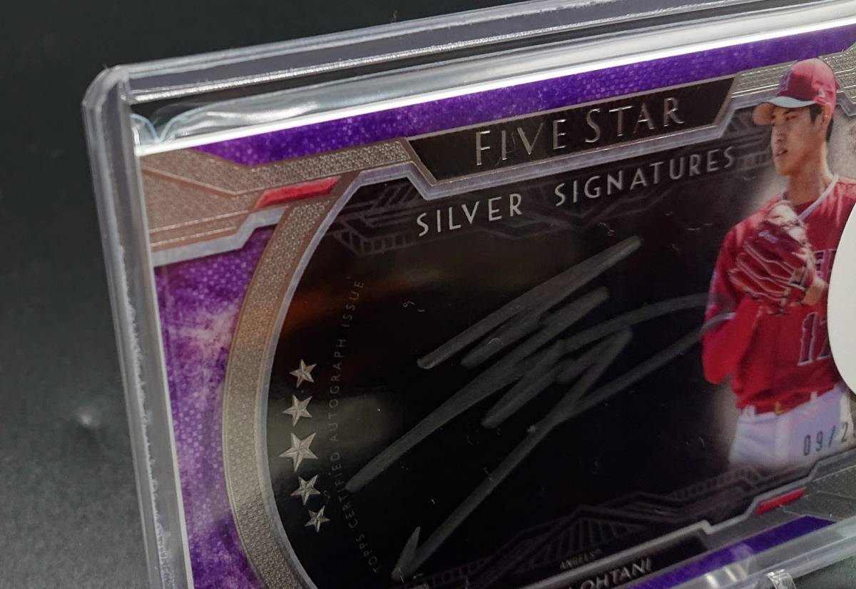 2018 TOPPS 大谷翔平 SHOHEI OHTANI FIVE STAR SILVER SIGNATURES 直筆  