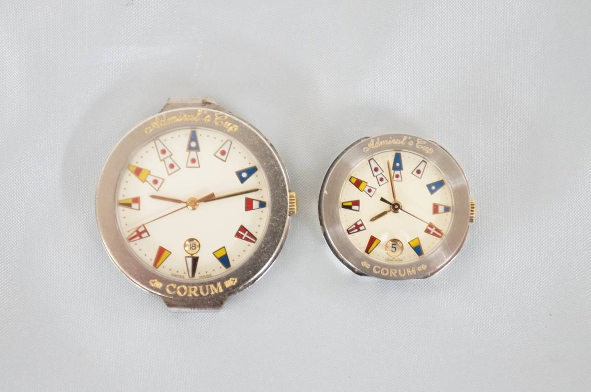 電池交換済 稼働品 CORUM コルム アドミラルズカップ V552 V-52 メンズ 