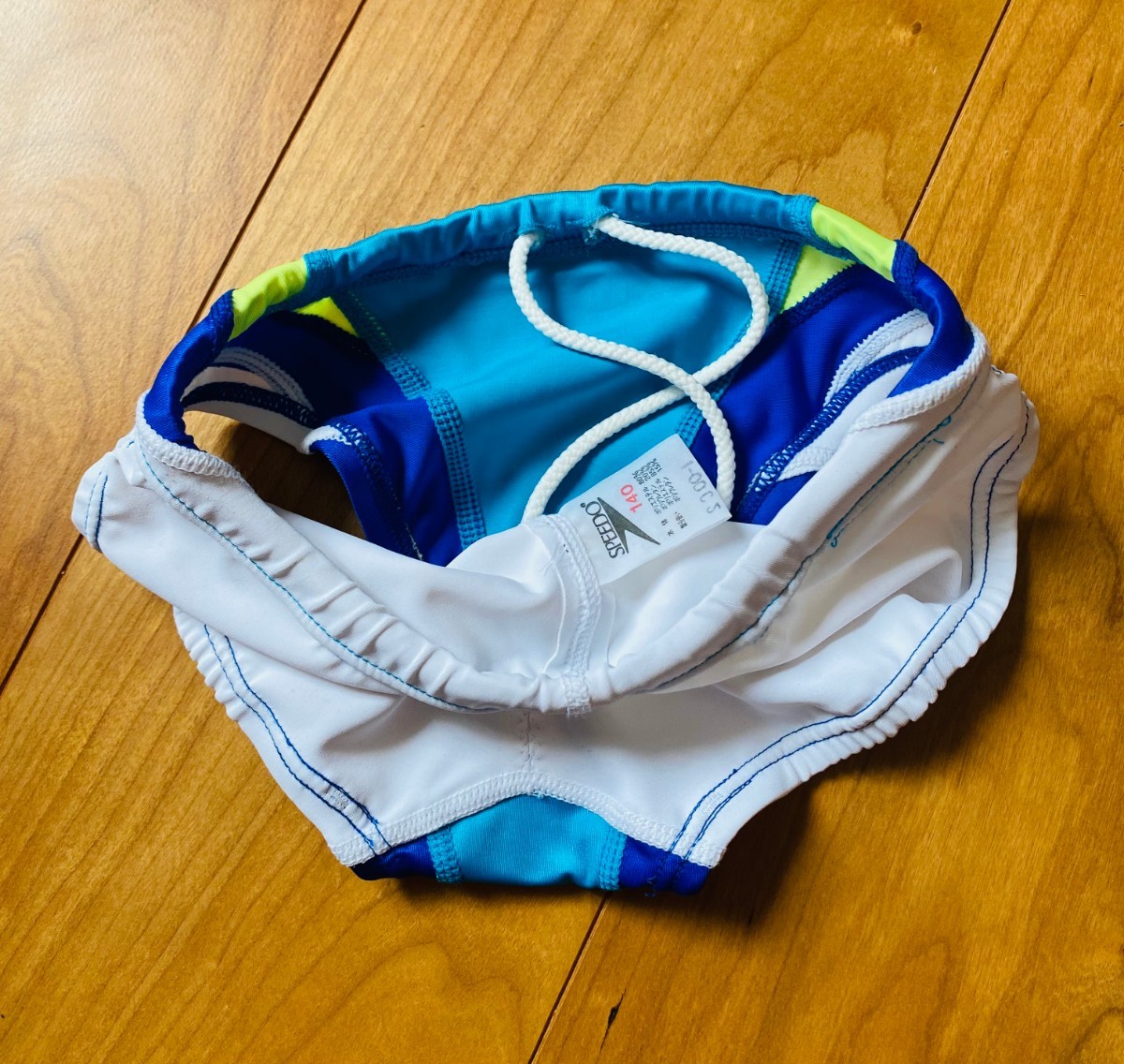 レア】SPEEDO / アクアスペック/ スカイブルー×ホワイト / 140サイズ 