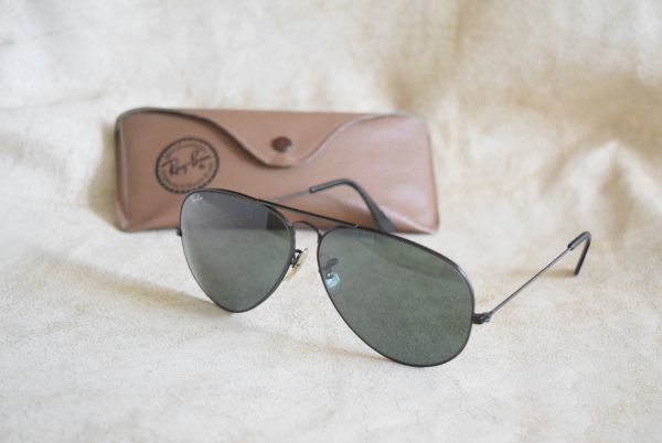 Ray-Ban レイバン サングラス ティアドロップ L2821 WNBK ケース付 ヴィンテージ
