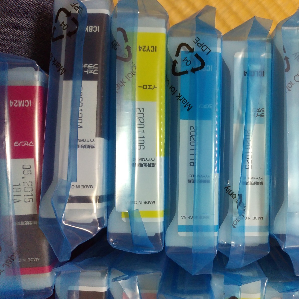 EPSON エプソンインク ICBK24/ICC24/ICM24/ICMB24/ICGY24/ICLC24 PX-6000 PX-7000 PX-9000 詳細は説明欄で 33パック　ばら売り要相談_2