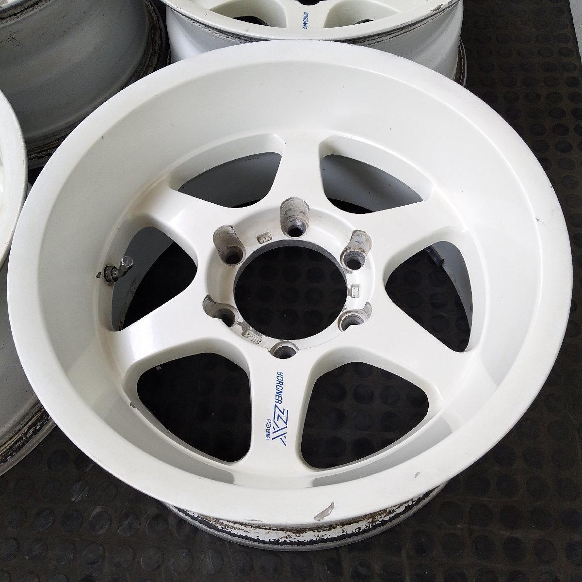 管理番号：S5-213【4本価格】【16×8J 6x139.7 ET±0 ハブ110】ENKEI