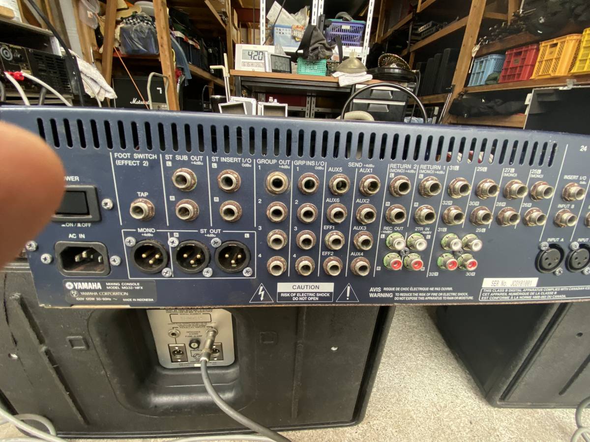 YAMAHA MG32/14FX ヤマハ 32chアナログミキサー 機材輸送ケース付き 