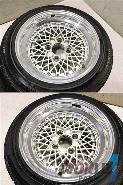 2)☆深リム☆ SSR フォーミュラーメッシュ タイプB 14インチ 8J PCD114  