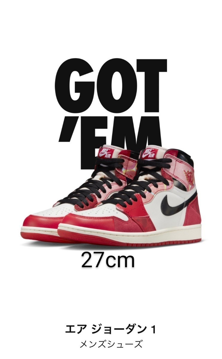 送料無料 27㎝ NIKE AIR JORDAN 1 HIGH NEXT CHAPTER ACROSS THE 