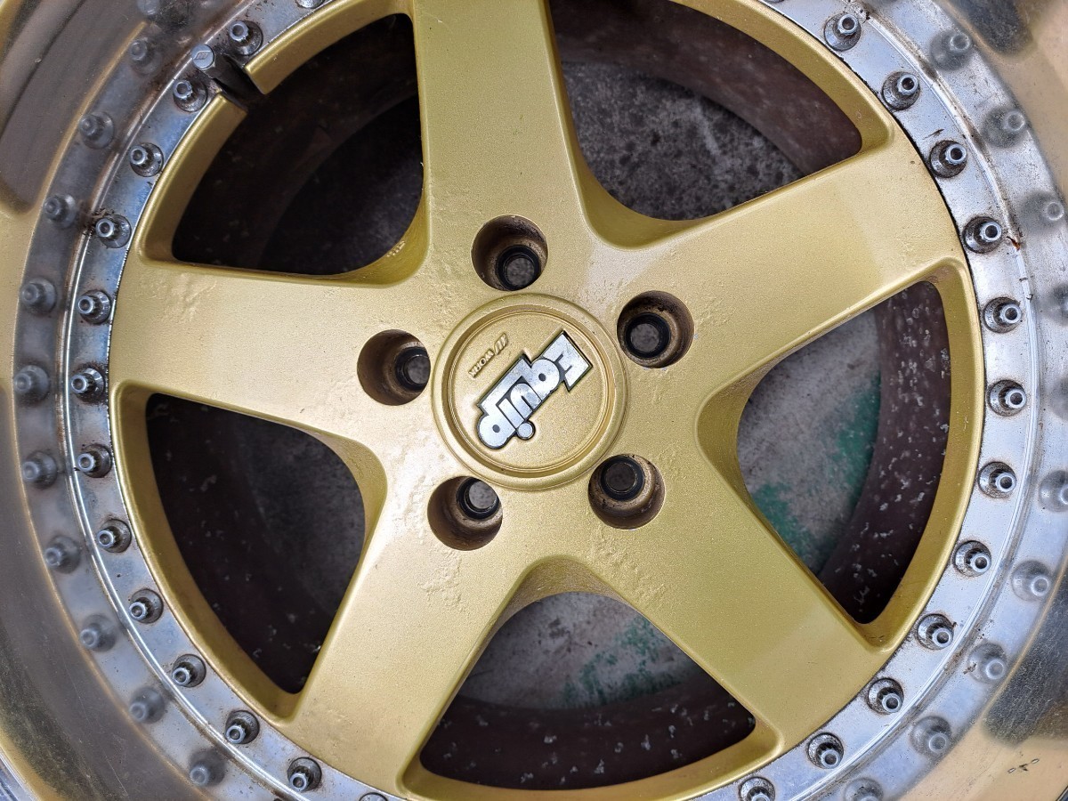 ワークエクイップ WORK EQUIP 深リム 17インチ 10.5J +16 2本 タイヤ 