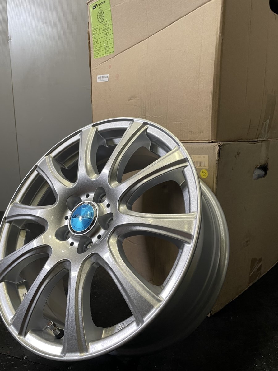 新品 Weds LAUFBAHN ウェッズ ラウフバーン 16インチ 4本 6.5J5HPCD100+47 エクシーガ インプレッサ プリウス等　(VHV962)