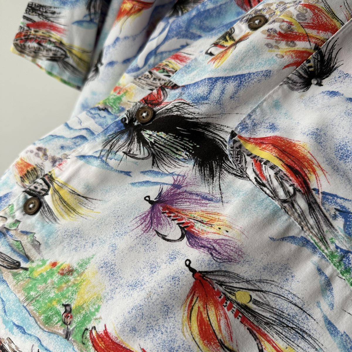 1円スタート】Pataloha パタロハ オープンカラーシャツ L 半袖シャツ 