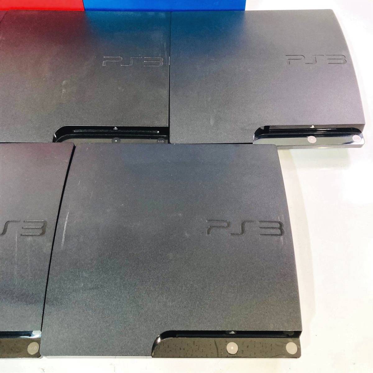 ZC【7台セット】SONY PS3 本体 ブラック 黒 レッド 赤 ブルー 青 2000 