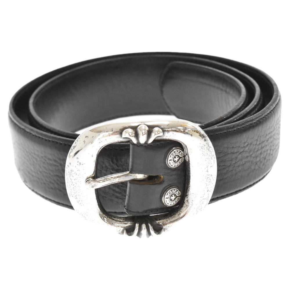 CHROME HEARTS クロムハーツ BLT GUNSLINGER1.5 ガンスリンガー レザーベルト 1.5 ブラック 【国内インボイス付き】