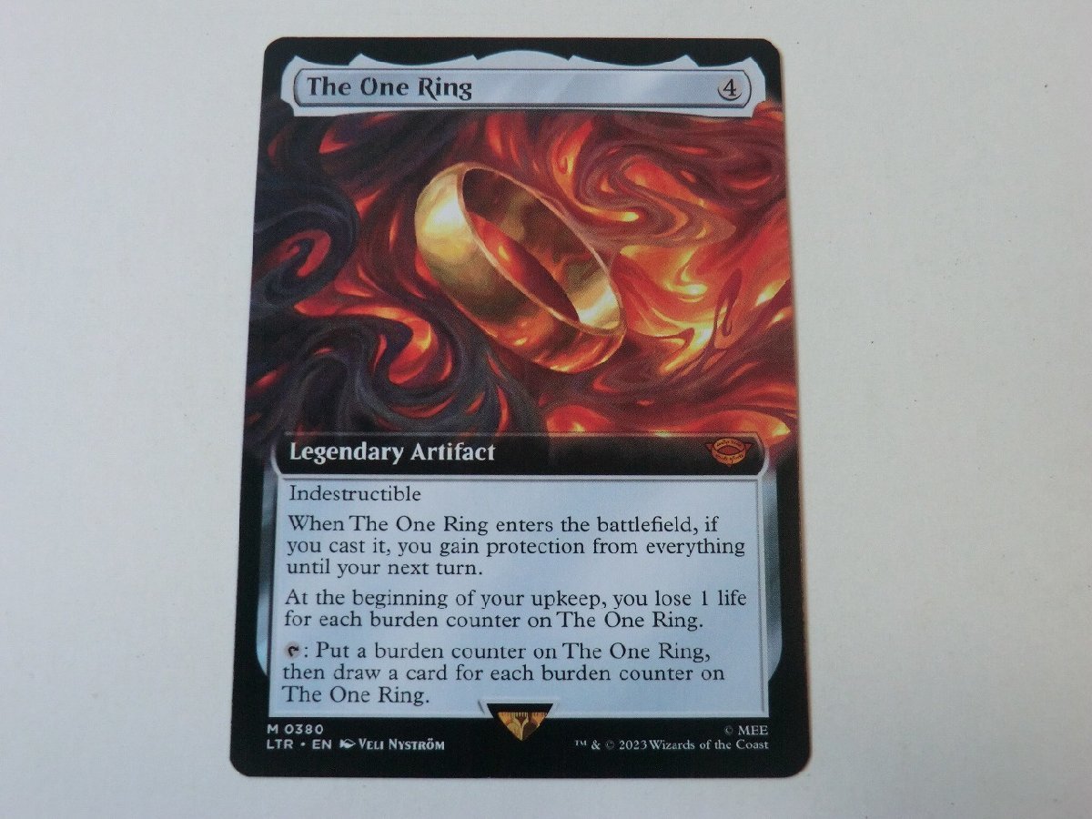 MTG 美品 【一つの指輪（拡張アート）】 （神話レア） 指輪物語：中つ 