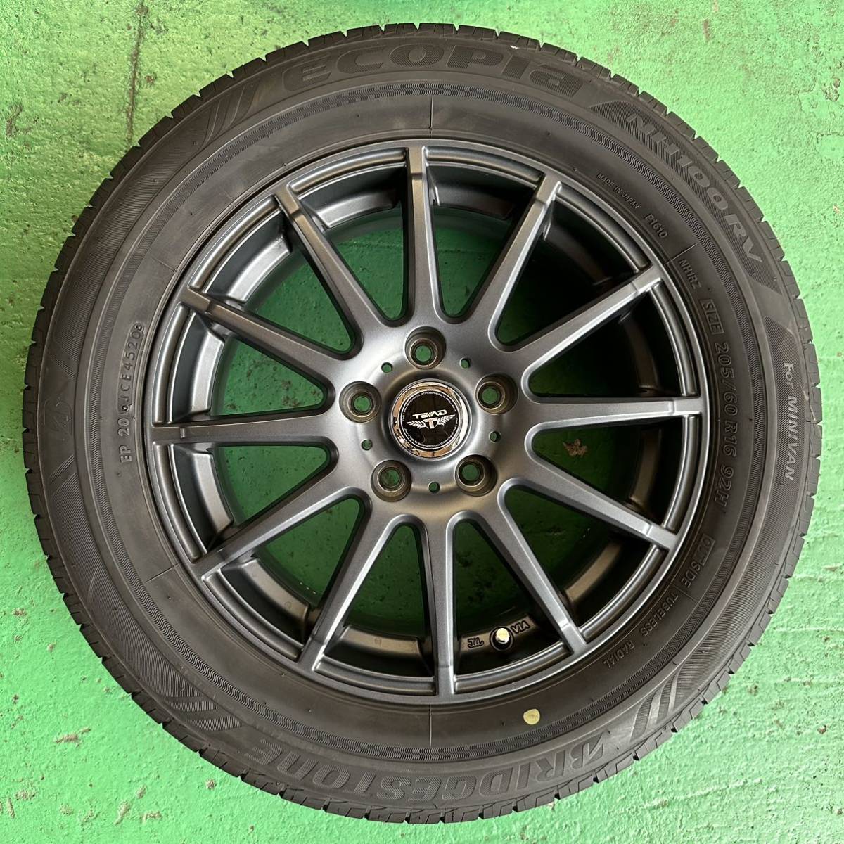 WEDS TEAD 16インチ6.5J 114.3x5H +53 BRIDGESTONE ブリヂストン 